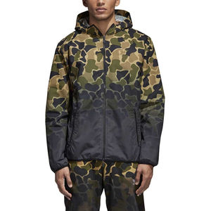 Chaqueta cortavientos de lana ligera de camuflaje personalizable para hombre, chaqueta universitaria impermeable para exteriores para invierno - Product Image 2