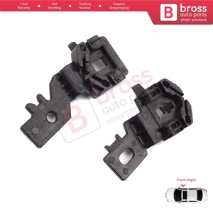 ชุดซ่อมคลิปตัวปรับกระจกหน้าต่าง BWR805+BWR806 ด้านหน้าขวา สำหรับ Primera MK3 P12 WP12 2001-2008 Qashqai MK1 J10 NJ10 JJ10E 2006-2 - Product Image 2