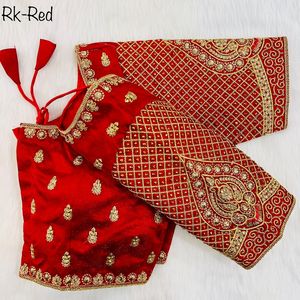 Blusa con bordado de seda para mujer, traje étnico indio, bonito diseño de novia, novedad de verano de 2022 - Product Image 2