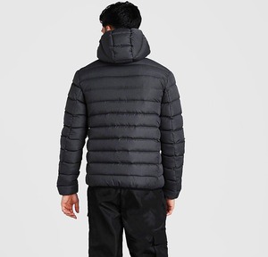 Nueva llegada moda invierno desgaste abajo Puffer chaqueta con capucha chaleco chaqueta de manga larga para hombres Puffer chaquetas nueva moda - Product Image 3