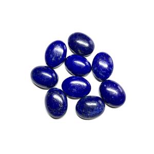 IGI certificado 6x8mm oval Natural lapislázuli cabujón liso piedras preciosas sueltas semipreciosas para la fabricación de joyas por Vivaaz Gems - Product Image 2