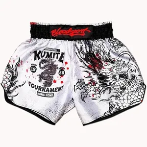 Venta al por mayor sublimación pantalones cortos de boxeo personalizados para unisex en poliéster/nailon - Product Image 1