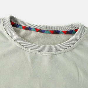 Venta al por mayor de sudadera de los hombres por encargo de cuello redondo sudadera sólida y estilos de impresión Casual tela de invierno de bajo precio para la venta - Product Image 3