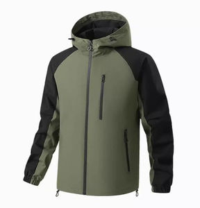 Chaqueta Softshell de Lona Reforzada para Exteriores, Impermeable, Transpirable, con Cuello Mao y Capucha, para Uso en Múltiples Terrenos en Invierno - Product Image 1