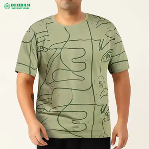 เสื้อยืดแขนสั้นคอกลมพิมพ์ลายทั้งตัว ผ้าฝ้าย 100% ระบายอากาศได้ดี แห้งเร็ว เป็นมิตรกับสิ่งแวดล้อม สวมใส่สบายๆ สำหรับผู้ชาย - Product Image 5