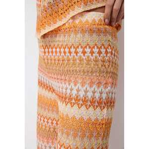 Pantalones Casuales para Niñas con Estampado Étnico, Cintura Elástica Ancha, Transpirables, Estilo Hip Hop con Técnicas de Arrugas Coloridas - Product Image 5