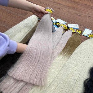 ผมหรูหรา !!! สีใหม่ขายส่งต่อผมจํานวนมากต่อผมมนุษย์ 100% ไม่ Tanged สําหรับ Salon - Product Image 1