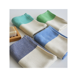 Classique 100% coton Eco certifié poules assises brodées 550GSM Ultra absorbant Anti-rides serviette de cuisine de qualité supérieure - Product Image 6