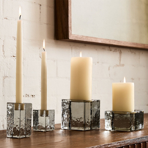 Elegante Portavelas Cónico de Cristal Premium para Decoración Festiva y Diaria Disponible a Precio de Descuento - Product Image 6