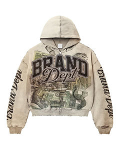 Sweat à capuche personnalisé tendance pour homme, de haute qualité, 100% coton, impression sérigraphique, parfait pour le streetwear décontracté - Product Image 3