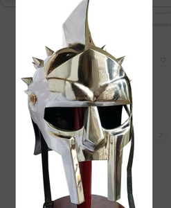 Juego de gladiador casco espartano soldado batalla traje Medieval Cosplay griego Sparta antiguo romano Corintio acero - Product Image 1