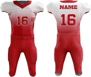 Conjunto de Uniforme de Fútbol Americano Transpirable que Absorbe la Humedad, Manga Corta, Unisex, Proveedor Mayorista - Product Image 1
