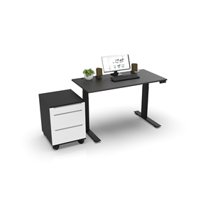 SMARTDESK Abrigo de Oficina Negro para Mujer - Product Image 3