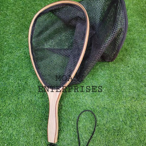 ตาข่ายจับปลาเทราท์ตาข่ายสำหรับจับปลาเทราท์ตาข่ายทำจากยางตาข่ายใช้มือตาข่ายจับปลาเทราท์ - Product Image 1