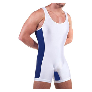 Singlet Wrestling Custom Logo Sublimación Ropa deportiva Levantamiento de pesas Youth Singlet Suite - Product Image 2