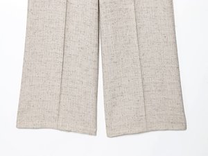 Pantalon femme automne, polyvalent, pour le travail, taille mi-haute, fermeture éclair, décontracté, imprimé, droit, plat, respirant, écologique - Product Image 6