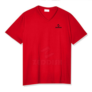 Camiseta de hombre de alta calidad con logotipo personalizado impreso antiarrugas 100% algodón patrón sólido precio al por mayor hecho en Pakistán - Product Image 1