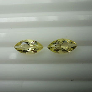 Quartz citron naturel à facettes coupe marquise de qualité supérieure 100% Quartz citron naturel pierre de naissance précieuse pour l'utilisation de bijoux OEM - Product Image 1