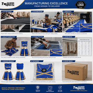 Nouveaux uniformes de cheerleading personnalisés sublimés, vente en gros, vêtements de sport confortables sur mesure, ensemble haut et jupe, uniformes de cheerleading - Product Image 4