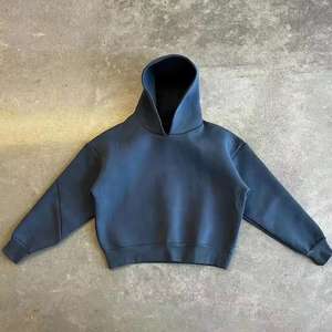 Conjunto de chándal holgado de peso pesado personalizado 450 GSM Boxy Sudadera con capucha y pantalones de chándal a juego 100% algodón en blanco sudadera de gran tamaño - Product Image 4