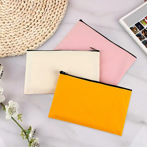 Bolsa de maquillaje Cordura elegante de alta calidad 100% algodón poliéster con cremallera mejor ropa de calle Gran oferta bolsa - Product Image 2