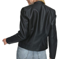 Nouvelle veste en cuir pour femme, design personnalisé, couleur unie, tricotée, coupe-vent, respirante, tendance, faible MOQ