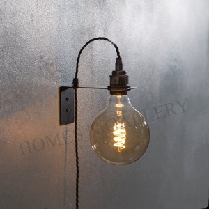 Support de base de lampe Edison Ampoule Suspension Support de lampe Boule Forme d'ampoule Lustre Lampe suspendue - Product Image 1