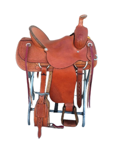 Wade Tree Work Premium Western Horse Saddle 10 "-17" Sendero ecuestre de cuero de vaca genuino con color personalizable - Product Image 3