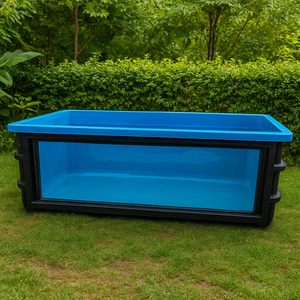 Tanque de peces de fibra de vidrio de alta resistencia Piscina de acuicultura FRP personalizada para la Agricultura Tanque de cría de acuicultura de fibra de vidrio - Product Image 6