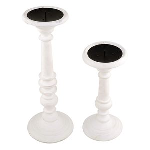 Nuevo diseño hecho a mano hogar decorativo madera colorido vela olla buen acabado vela soporte Venta caliente vela luz titular - Product Image 2