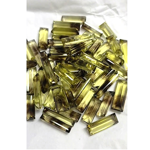 59 pièces de topaze citron bio naturelle, taille baguette 15mm-28mm, lot de 450 carats, jaune, Iroc Sales, pierres précieuses facettées pour la fabrication de bijoux, 180 $ US - Product Image 1