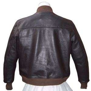 Chaqueta de Cuero para Hombre 2025, Estilo Universitario, Aviador, Chaquetas de Cuero Totalmente Personalizadas Hechas en la Industria Isha - Product Image 6