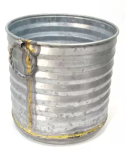 Bonne vente Vintage métal galvanisé fleurs jardinière et Pots ferme seau de rangement maison et jardin décor intérieur/extérieur jardinière - Product Image 6