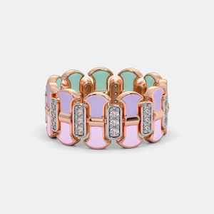 Flippy Vintage Style 925 Sterling Silver Moissanite Diamond Ring pour mariage fiançailles anniversaire fête ou cadeau - Product Image 5