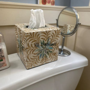 Moderno Dispensador de Toallas de Papel Decorativo con Diseño Floral Grabado en Madera para Comedor y Dormitorio Tradebyd - Product Image 5