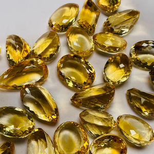 Lote de piedras preciosas de citrino natural de corte mixto, grado AAA, con un brillo excepcional, certificado por IGI, piedras perfectas para la elaboración y pulido de joyas. - Product Image 1