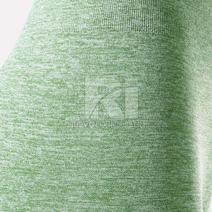 OEM professionnel ensemble de yoga grande taille pour femmes respirant séchage rapide motif solide personnalisable avant logo taille élastique équipement - Product Image 5