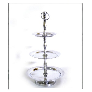 Handmade Custom Glossy Multi Layer Metal <b>Cake</b> <b>Stand</b> Manufacturer Wholesaler Factory Direct Sale - Product Image 1