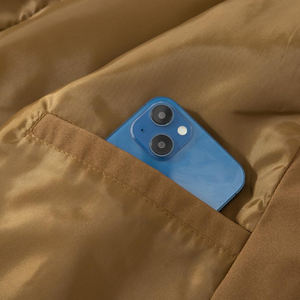 Chaqueta universitaria de satén de nailon marrón de Color personalizado para hombre, bombardero de béisbol, moda universitaria, chaquetas con letras informales lisas clásicas - Product Image 2