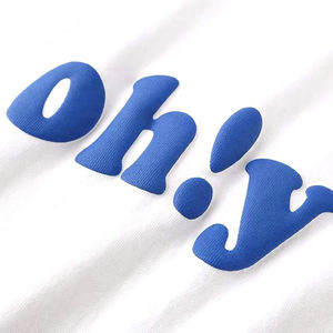 Oem 100% algodón personalizado 3D Puff estampado liso gráfico de gran tamaño camiseta espuma serigrafía Puff impresión camiseta - Product Image 6