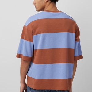 T-shirt surdimensionné pour homme, couleur unie, vêtement de Gym, de musculation, ample et décontracté - Product Image 4
