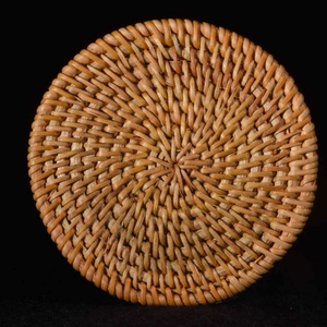 SUSTAINABLE RATTAN AND COCONUT <b>COASTER</b> SET WHOLESALE - Product Image 1