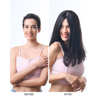 Extensions de cheveux indiens de qualité supérieure à base de soie, 100 % cheveux humains, noir/brun naturel, sans dentelle, HairOriginals pour femmes