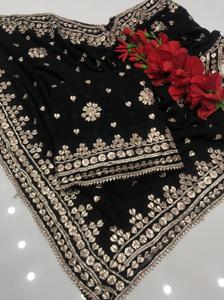 Conjunto de Salwar Kameez Sona Chandi Indio/Pakistaní para Mujer, Listo para Usar, Vestido Indio Punjabi Goota, Vestido Patiala para Fiesta - Product Image 6