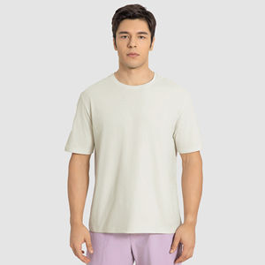Camiseta Deportiva de Manga Corta para Hombre, de Secado Rápido, para Correr y Hacer Ejercicio, Estilo Lulu, Delgada, Holgada, Transpirable, para Verano - Product Image 5