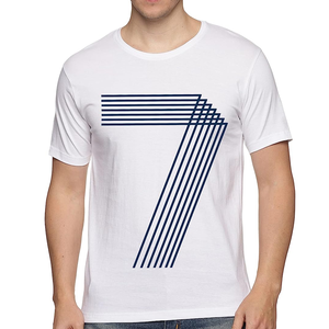 Logotipo personalizado Impreso Nuevo estilo O-cuello Regular Fit Camiseta de hombre 100% Algodón Media manga Camisetas de verano Color sólido - Product Image 1