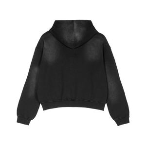 Sweat-shirts et sweats à capuche personnalisés délavés à l'acide, sweats à capuche amples et délavés, vêtements pour hommes, vêtements de mode - Product Image 3