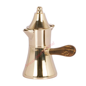 Cafetera árabe de Latón chapado en oro, máquina de café turco, marroquí - Product Image 6
