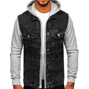 Vestes à capuche pour hommes Custom Designer Fashion Selvedge Repairs Oversize Blanket Lined Vestes pour hommes, vestes pour hommes, veste pour homme - Product Image 1