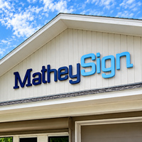 Lettres de logo 3D personnalisées à éclairage frontal, en acrylique LED, avec face en acier inoxydable, signalétique commerciale pour immeuble de bureaux, devanture de magasin